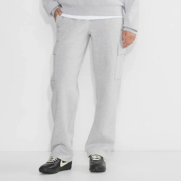 TNA Gray Track Pants - Picture 1 of 4